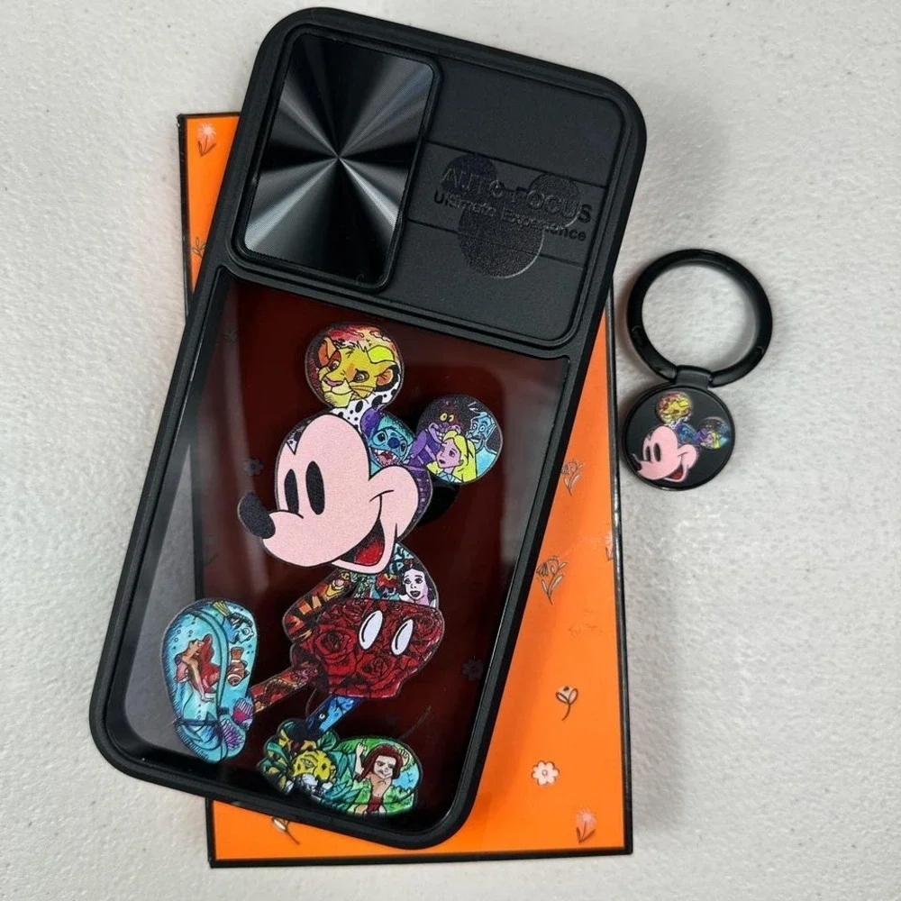 Samsung A34 5G Disney Mickey Mouse multi-coloured phone case with ring holder‎